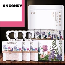 Oneoney 3 шт Саше Живой Цветок с вешалкой-крючком Домашний аромат для авто ароматный освежитель запаха Лаванда Роза улыбка чистый воздух