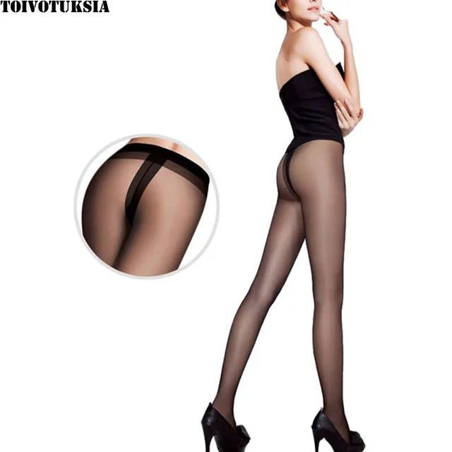 Open position trigger thumb Seamless pantyhose women