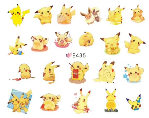 

5sheet 10type Children Elves Nail Stickers Designs glue adhesive Stickiness 3D Nail Art Stickers Decals Makep Art Decorations