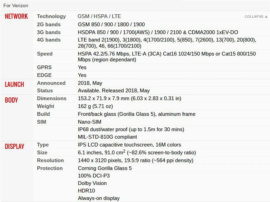 LG G7 ThinQ G710VM разблокированный 64 Гб rom 4 Гб ram LTE Android Snapdragon 845 Восьмиядерный 6," двойной 16 МП NFC отпечаток пальца