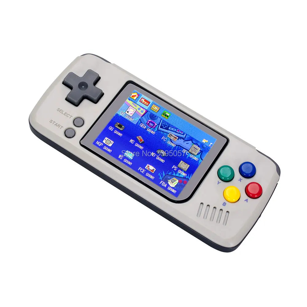 Портативная игровая консоль с эмулятором 2 4 дюйма 64 бита 1000 игр|Портативные