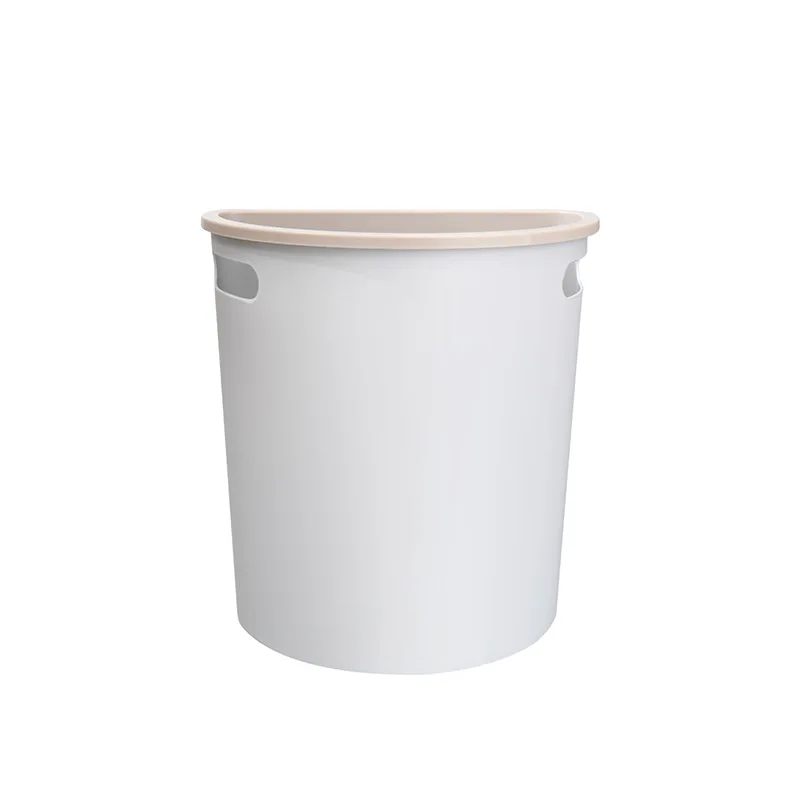 Подвесная корзина для мусора, мусорное ведро для ванной комнаты без крышки, маленькие мусорные баки для кухонного шкафа - Цвет: small coffee