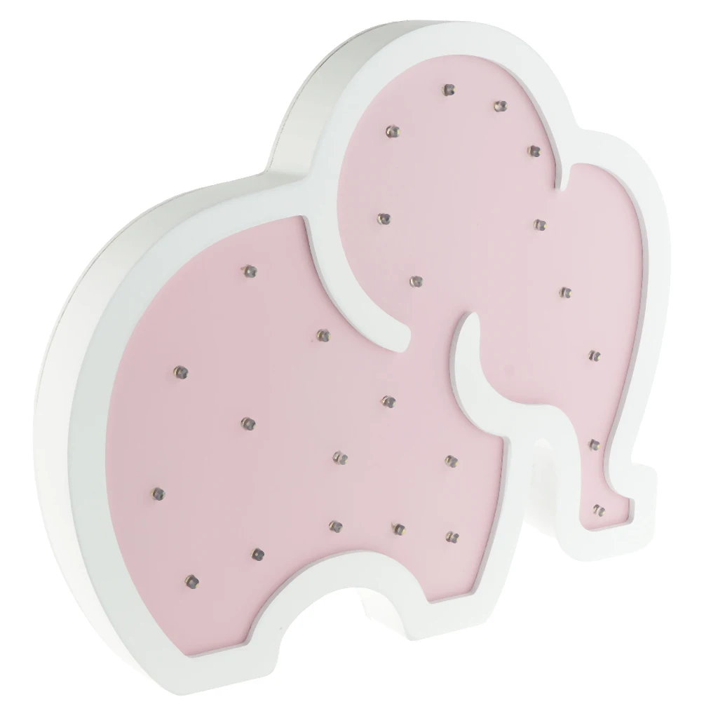 Decorative LED Elephant Night Lights Lamps Marquee Signs Letters for Baby Nursery Decorations Gifts for Children