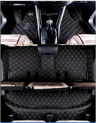 High quality mats! Custom special floor mats for Ford Expedition 7 seats 2018 2017 waterproof rugs durable carpets Free shipping |