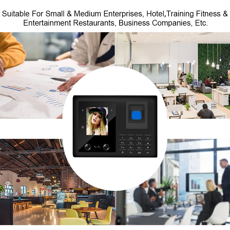Eseye Face Recognition Biometric Fingerprint Time Attendance System Access Control Attendance Machine