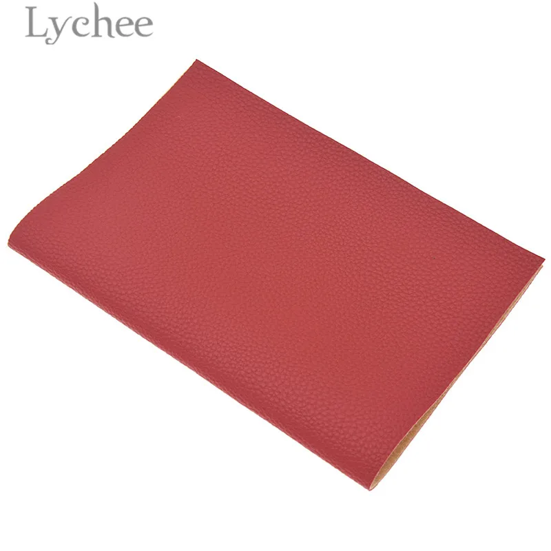 Lychee Life 21x29 см A4 личи искусственная кожа ткань сплошной цвет Замша Синтетическая Кожа DIY швейный материал для сумок одежды