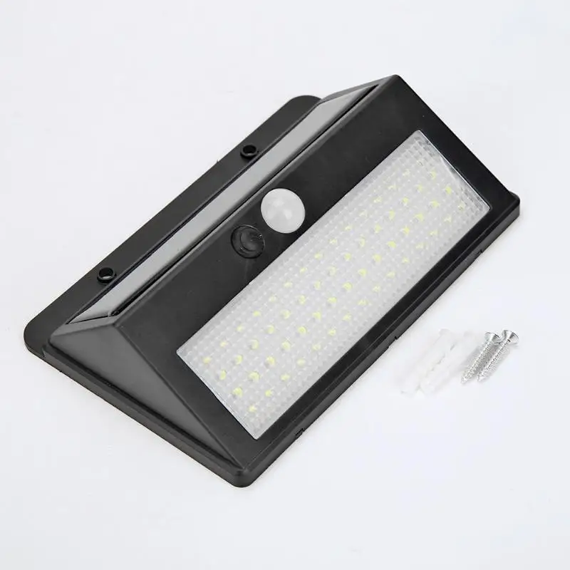 60LED 2 Режимы солнечные движения тела Сенсор настенный светильник IP65 Водонепроницаемый Управление безопасности лампа для наружного украшения сада