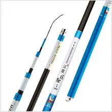 Гигантский для рыбалки на карпа, 3,6 М 4,5/5,4/6,3/7,2 м Тайваньская Удочка ультра-светильник сверхтвердый удочка рыболовные снасти