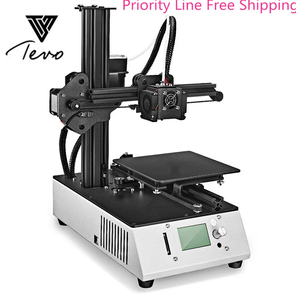 2018 TEVO Michelangelo Portable Complete 3D Printer 15 x 15 x 15cm Aluminum Plate high-performance Priority Line Free Shipping 2018 TEVO Michelangelo Portable Complete 3D Printer 15 x 15 x 15cm Aluminum Plate high-performance Priority Line Free Shipping