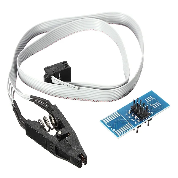 SOP8 SOIC8 тесты клип модуль с кабелем для EEPROM 93CXX/25CXX/24CXX в цепи программирования