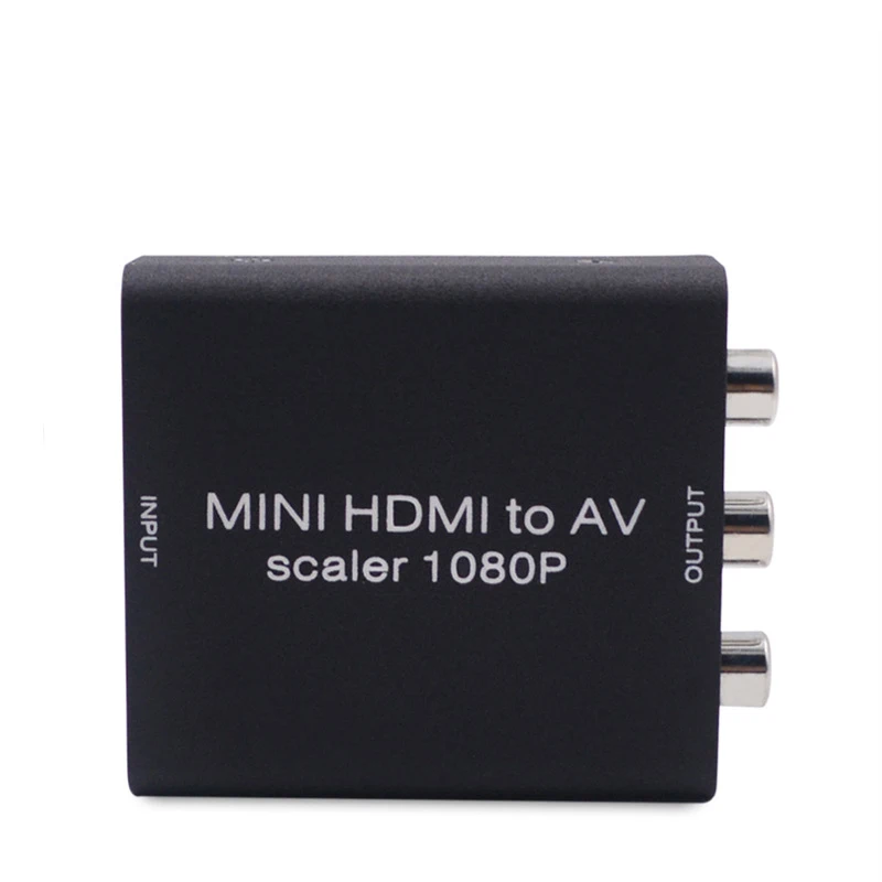  Mini Hdmi a Av Hd Audio Video Convertitore Hdmi Al Convertitore Av Audio Sync