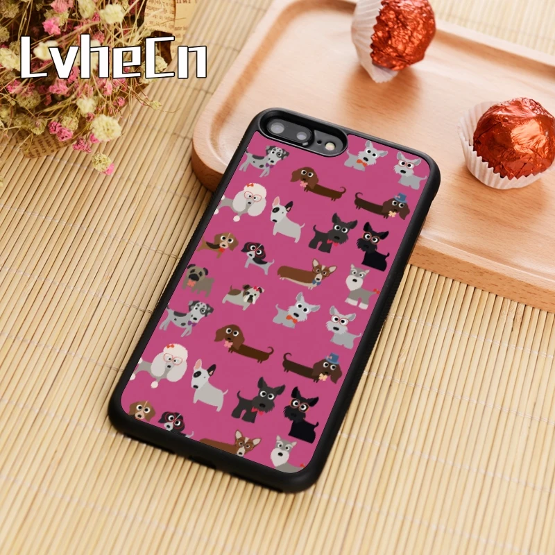LvheCn FUNKY DOGS SCOTTY такса Пудель колли Мопс бык чехол для телефона iPhone 11 Pro X XR XS MAX 5 6 7 8 Plus