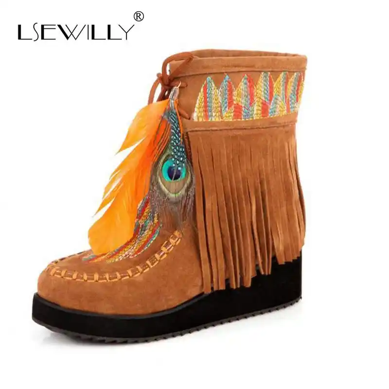 fringe boots cheap