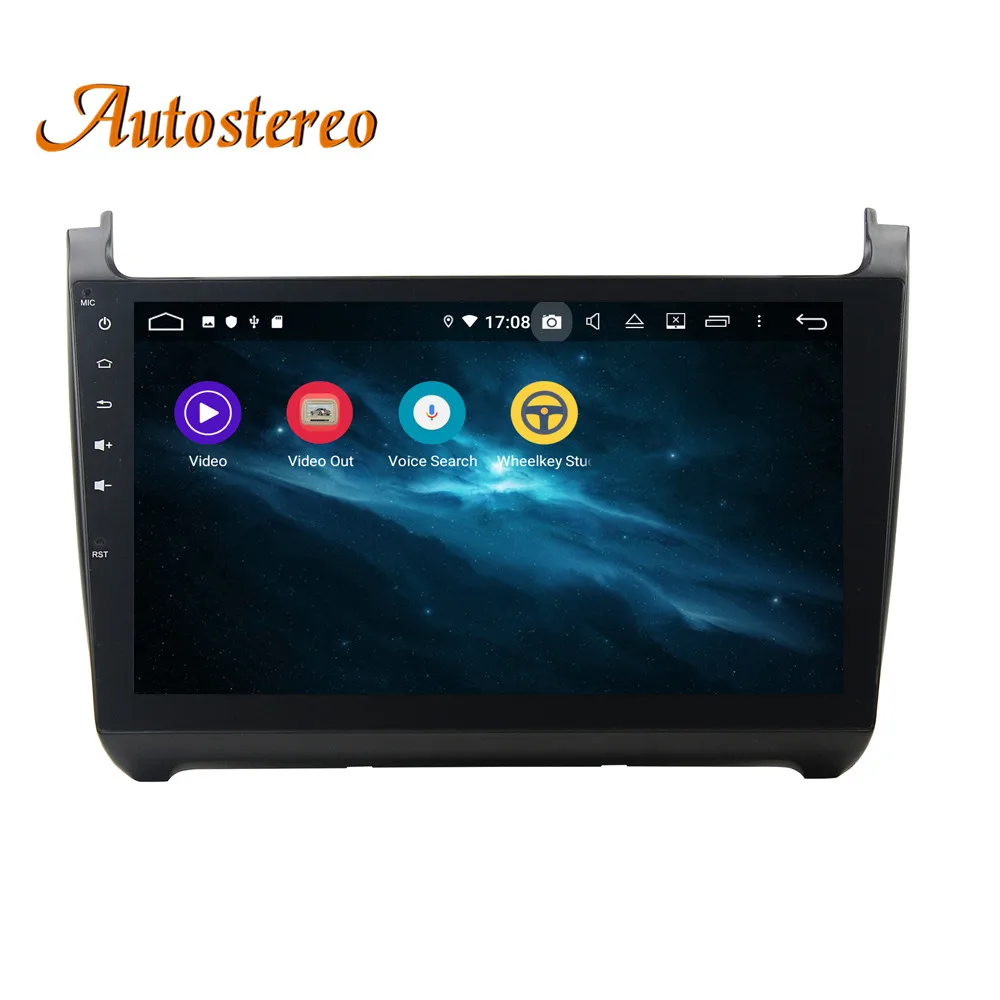 Excellent DSP MAX64GB Android 9.0 Car NO DVD Player GPS navigation For Volkswagen Polo 2015 auto head unit multimedia radio tape recorder 2
