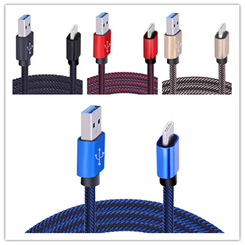 

5pcs USB Cable USB Type CC-Charging Type C-3.1 USB-C Mobile Phone Charger Cable for Macbook Nexus Nokia USBC1088 Oneplus