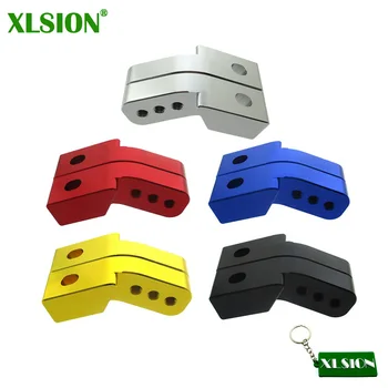 

XLSION CNC Ajustable FootPeg Extender Riser Bracket Pit Dirt Bike Motard