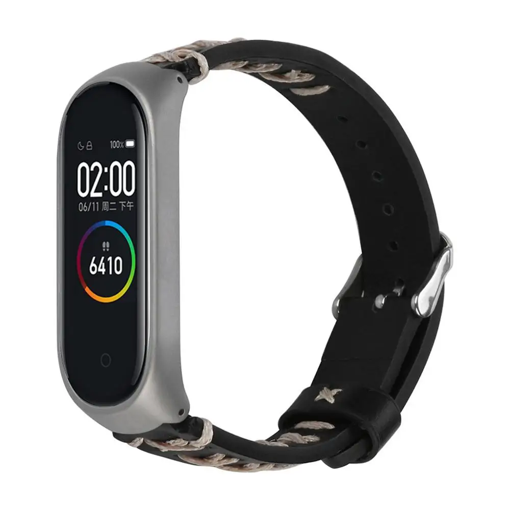 Сменный Браслет ремешок + металлический чехол для Xiaomi Mi Band 4 Модные Смарт часы