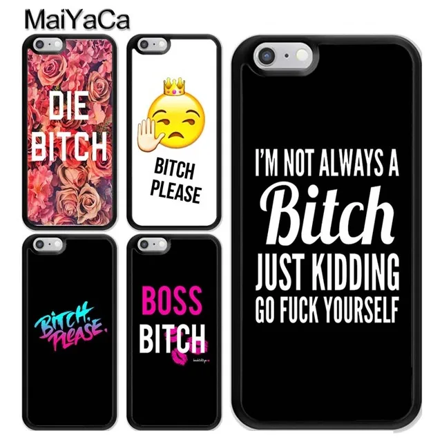 MaiYaCa Boss Bitch mode on pink пожалуйста для iPhone 4 SE 5C 5S 6S 7 8 Plus X XR XS MAX черный мягкий чехол