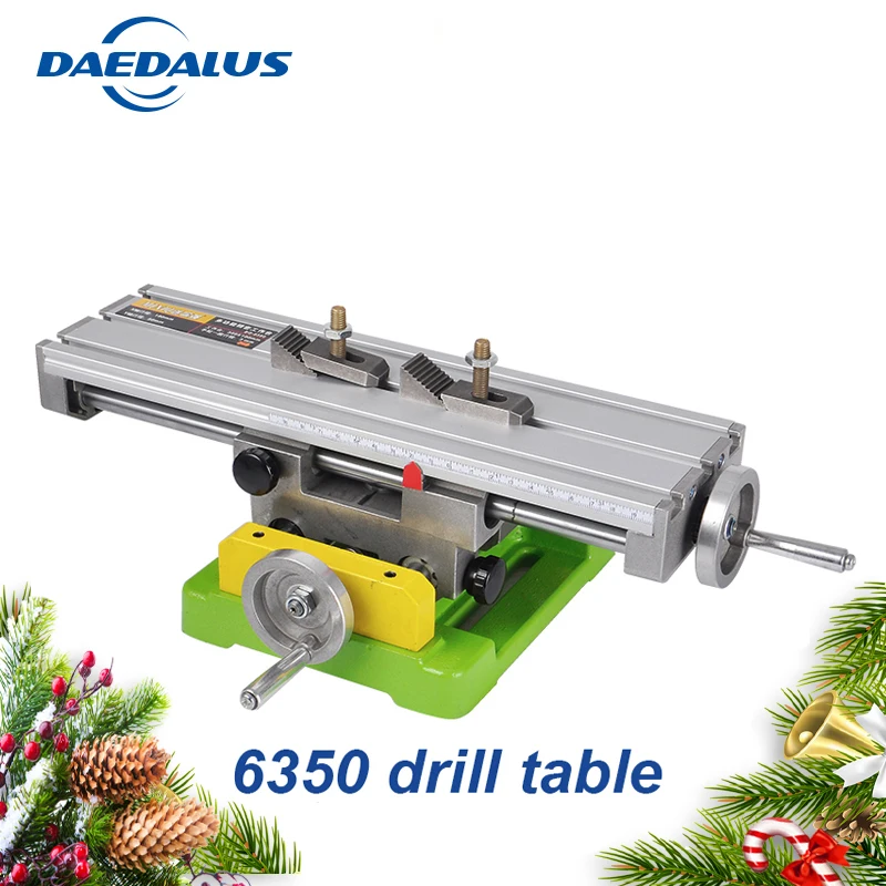 

Precision X Y Compound Slide Drill Table Milling Cross Bench Vise BG-6350 Worktable Fixture Drilling Tools For Power Wood