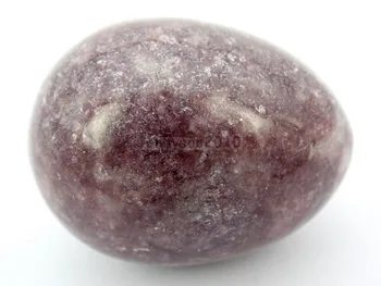 

Natural Collectible Lepidolite Gems Stone Egg Decor Statue Sphere Handball Health Massager 5Pcs/Pack