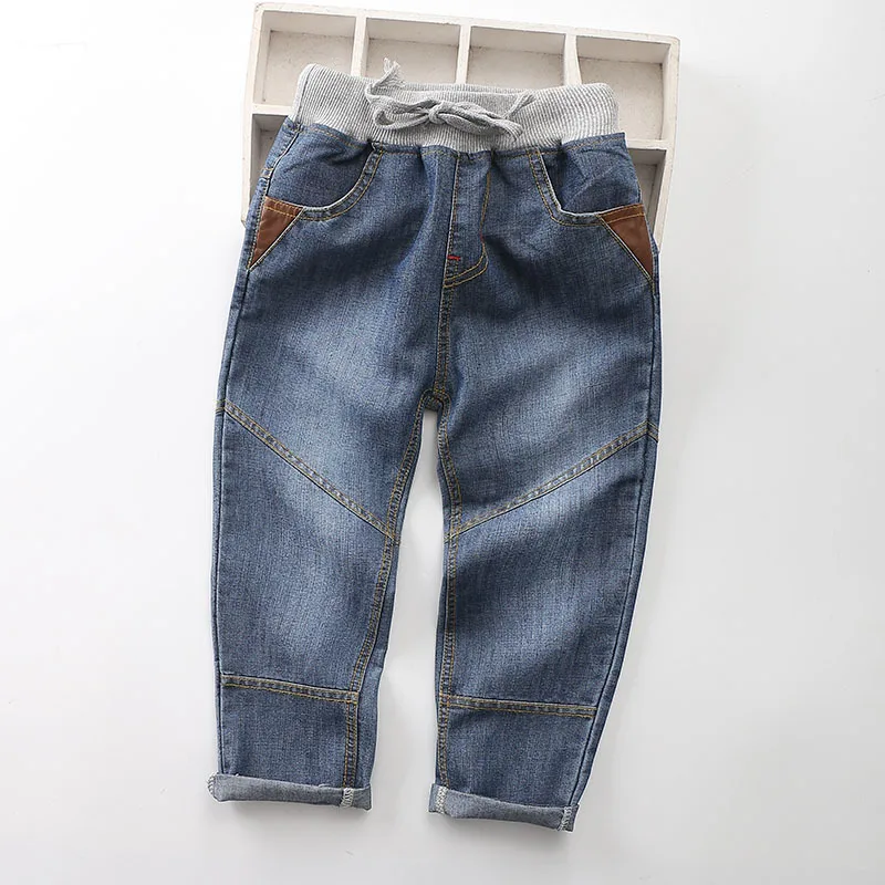 

Baby boys jeans Spring and Autumn Kids jeans Denim pants Patchwork Children jeans 3-10 years 6804#