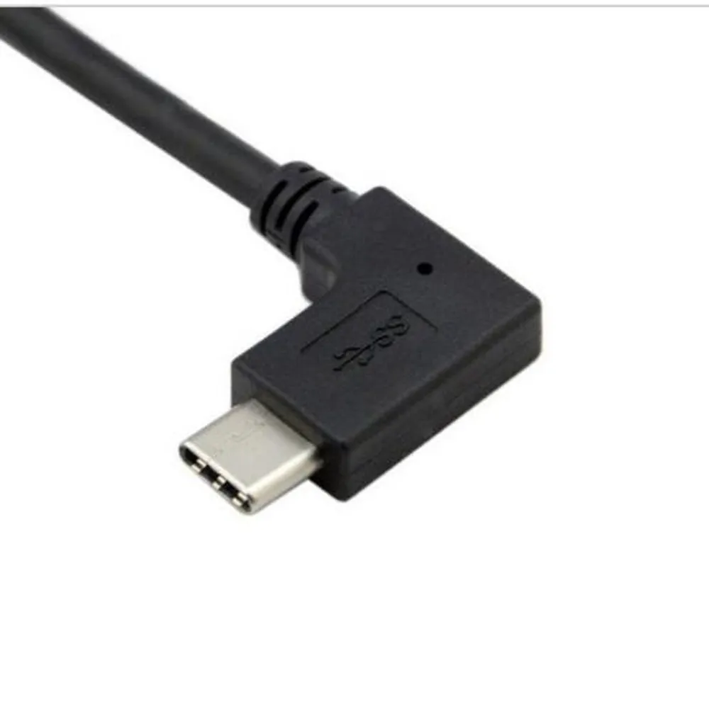 10 см 90 градусов под прямым углом USB-C USB 3,1 C Мужской и Женский OTG кабель для передачи данных для планшетов Macbook, мобильных телефонов и жестких дисков