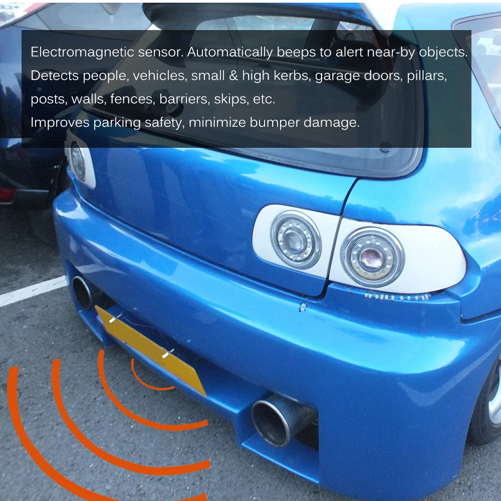 Автомобильная безопасность парковочный датчик электромагнитный камера заднего вида резервный радар Датчик радиолокационные датчики парковочная система