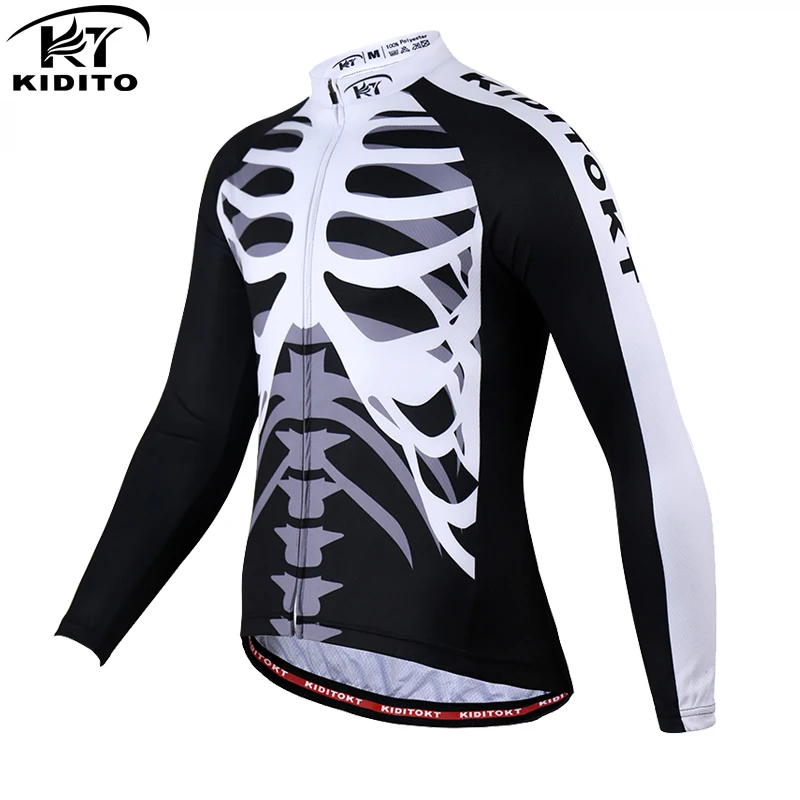 

KIDITOKT Maillot Ciclismo Long Sleeve Men's Cycling Jersey Racing Mountain Bike Jacket Ropa Ciclismo Cycling Long Sleeve Jerseys
