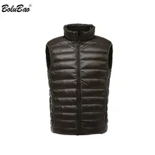 BOLUBAO мужской пуховый жилет без рукавов зимний мужской модный брендовый пуховый жилет мужской теплый жилет без рукавов