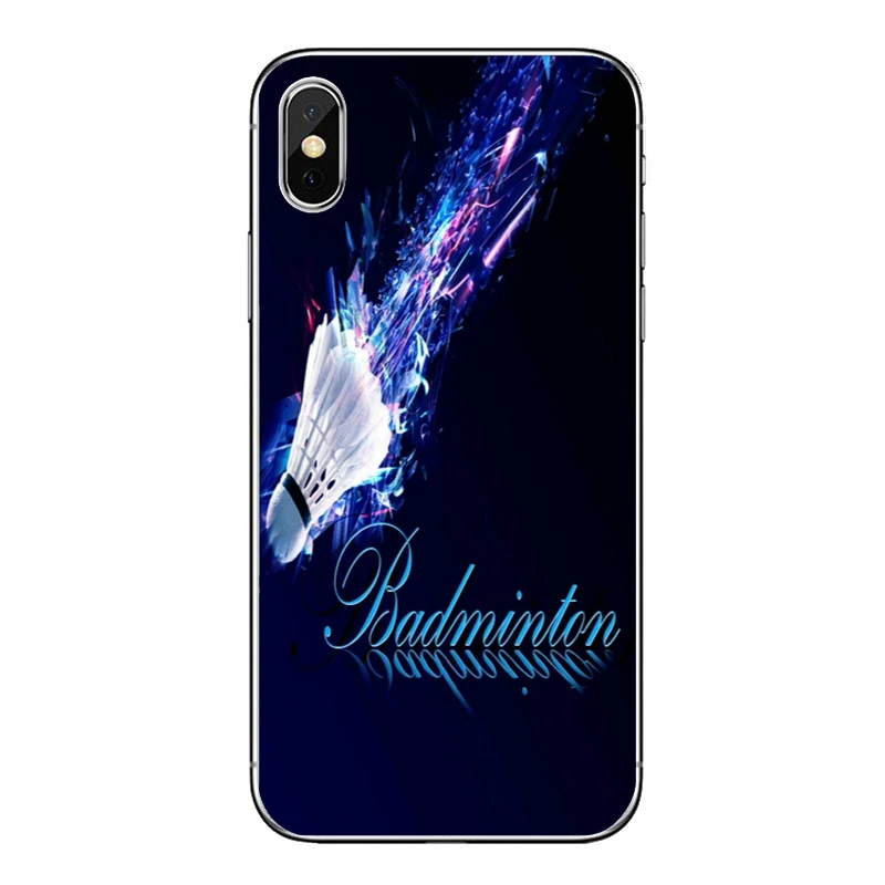 Модный чехол для телефона в виде бадминтона Samsung Galaxy S10 S9 S8 S7 S6 edge Plus Lite S5 S4 Note 9 8 5 4