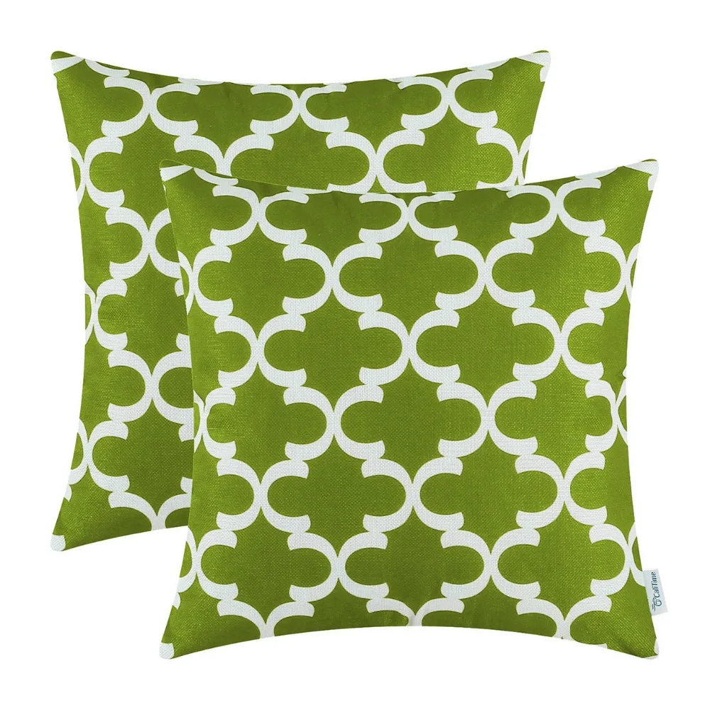 Popular Green Accent Pillowsbuy Cheap Green Accent Pillows Lots - Pcs Calitime Olive Green Cushion Cover Pillows Shell Quatrefoil Accentgeometric Home Sofa Decor Bedding popular green accent pillowsbuy cheap green accent pillows lots - pcs calitime olive green cushion cover pillows shell quatrefoil accentgeometric home sofa decor bedding