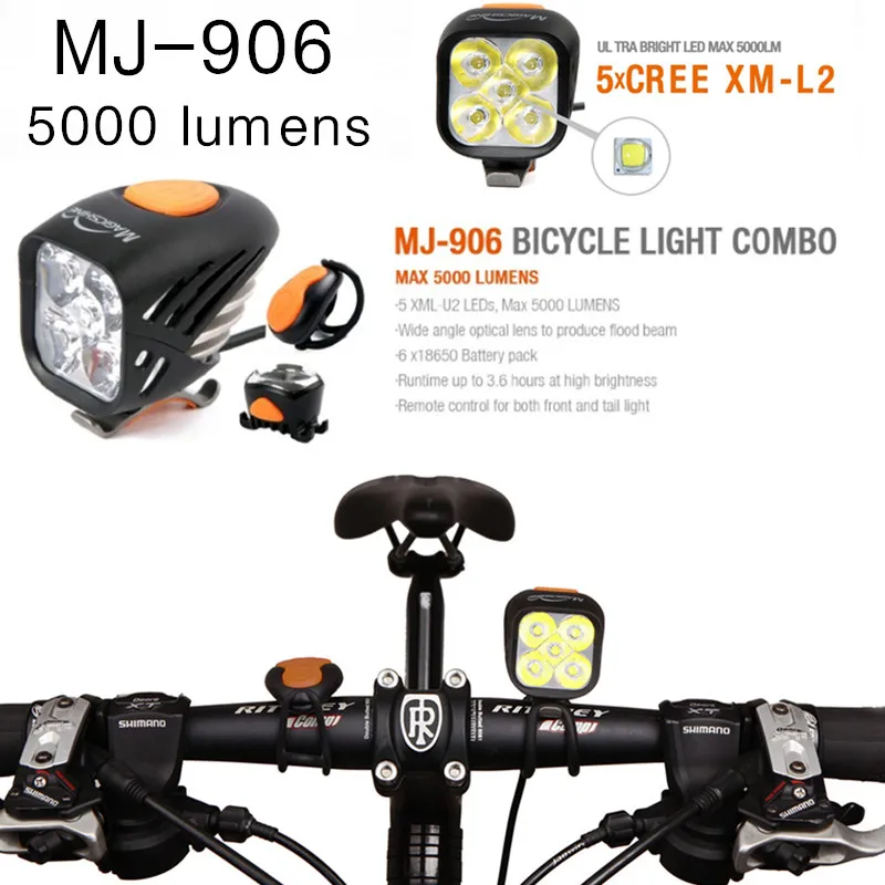 Magicshine MJ 906 MJ906 велосипед светильник комбо MTB Дорожный Велоспорт фары высокой яркий