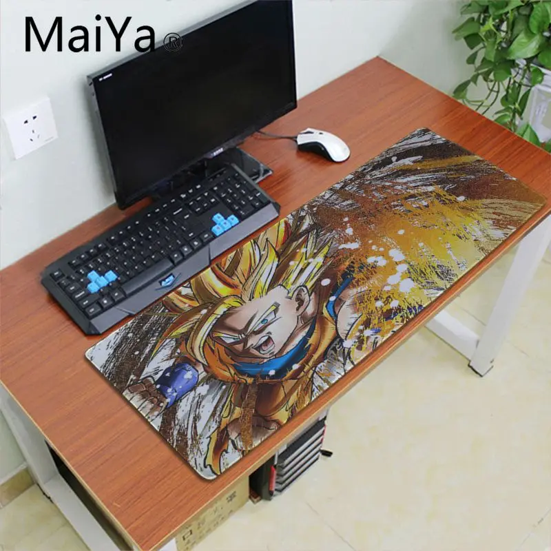 Lock Edge 30X70cm Maiya Dragon Ball FighterZ игровой коврик для мыши для ноутбука коврик для мыши запирающийся край игровой коврик для мышки с Аниме Коврик для мыши - Цвет: Lock Edge 30X70cm