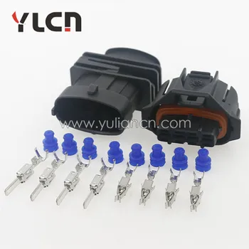 

Free shipping 1 sets kit auto cable connector, knock sensor plug 6189-0591
