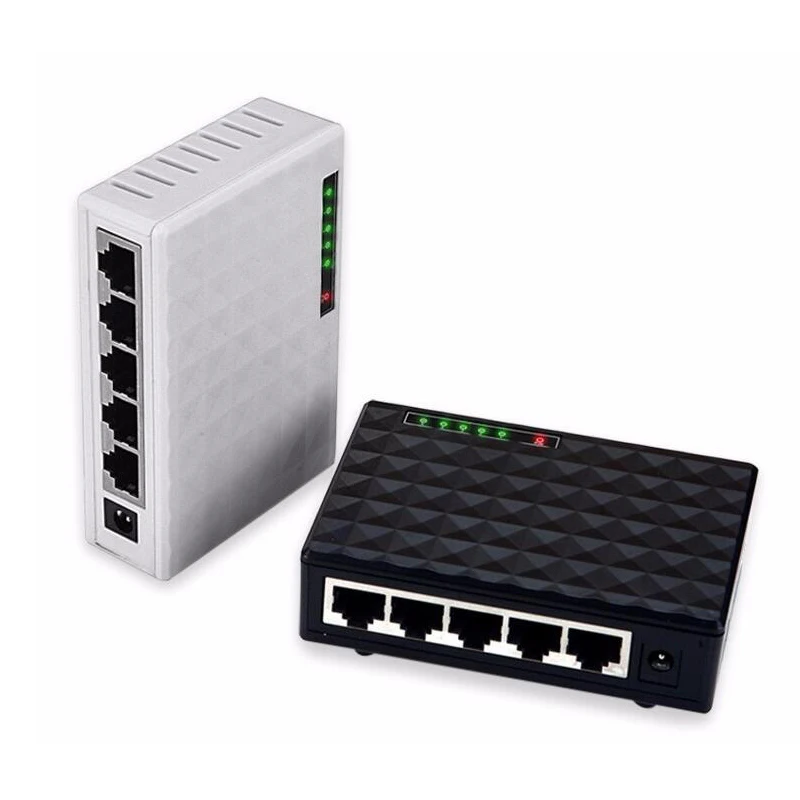 Gigabit Switch Desktop RJ45 Ethernet Network switch 1000mbp Lan Hub adapter switch hub gigabit 5 port Full/ Half duplex Exchange