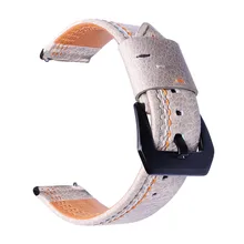 Три линии кожи Модные кожаные замена часы для samsung S3 Смарт-часы Стильный тонкий серии