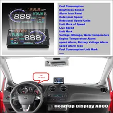 Car Information Projector Screen For SEAT Ibiza / SEAT Leon – Safe Driving Refkecting Windshield HUD Head Up Display