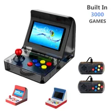 4,3 дюймов экран Ретро игровой автомат встроенный 3000+ классические игры портативный мини-видео консоль добавить 2 геймпада для лучших подарков
