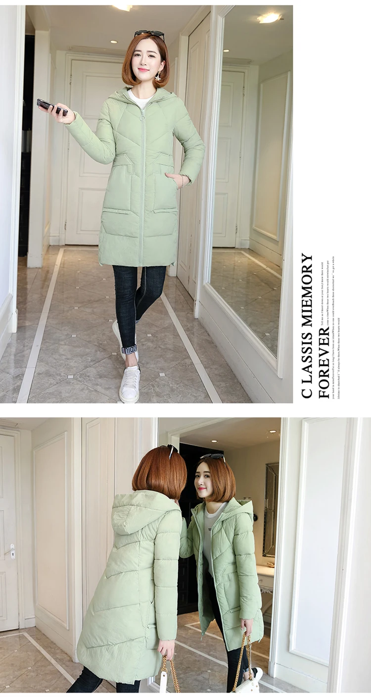 Winter Jacket Women Plus Size 3XL Women's Coats And Jackets Hooded Solid Women Winter Coat Long Zipper 2018 LZ978 (17)