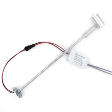 AC220V 110V 4pcs LED cabinet spot Light Table Stand Pole Lamp Spotlight Base room shop Store Showcase Exhibition spot lamp 4500K