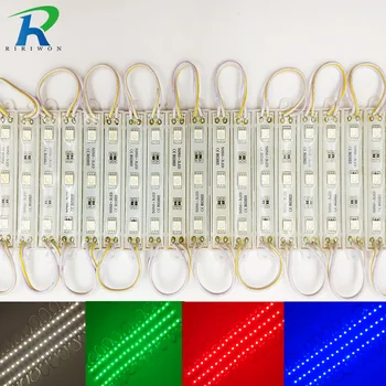 

40PCS 5050 3LED Module lighting DC12V Waterproof led modules,Cold Warm white,red,blue,grenen,yellow