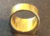 Support Dropship New Size 7-15 Golden Solid MC Ring 316L Stainless Steel Fashion Jewelry Cool Biker Ring 2