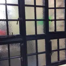 Белая входная дверь металлические и стеклянные двери внешняя задняя дверь с окном