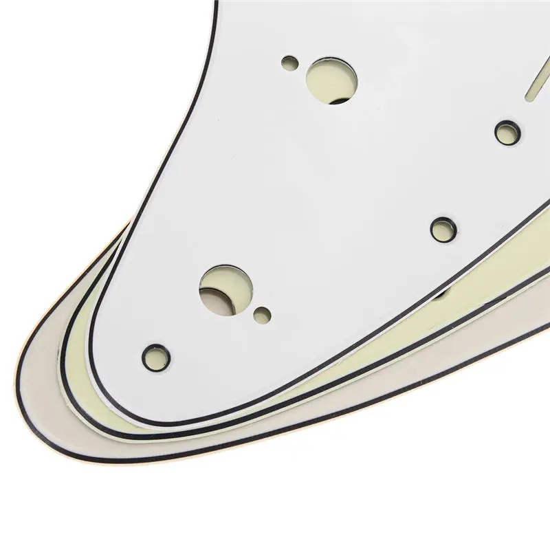 Pickguard для гитары SENRHY 3 слойный прямой подходит США/Mex Stratocaster Strat гитарные пикапы