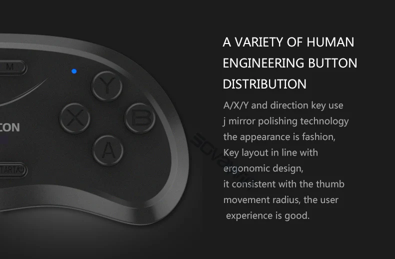 Shinecon Universal VR Controller Wireless Bluetooth Remote Joystick Gamepad Music Selfie 3D Games for IOS Android PC TV