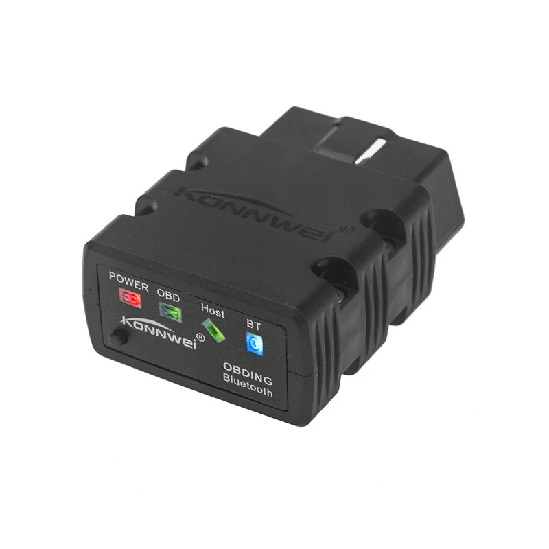 KONNWEI ELM327 V1.5 Bluetooth OBD2 сканер PIC18f25k80 чип ELM 327 Автомобильная сканер escaner automotriz узнать ясно код ошибки