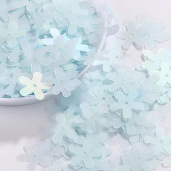 

10g/pack Magic Colorful Sky Blue Sequins Loose sequins Paillettes Sewing Wedding Craft, Birthday Gift,DIY Flash Matte Sequin