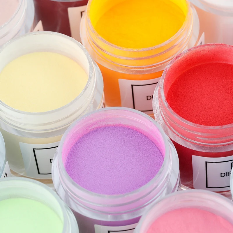 

Rosalind Holographic Powder Dust Dipping Powder Without Lamp Cured 10G Natural Dry Nail Art Decorations Nail Glitter #D102