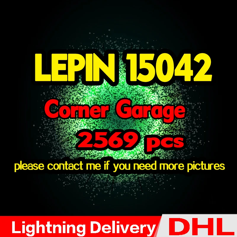

LP 15042 Corner Garages Set 10264 Assemblage 2569Pcs Building Series Buidling Blocks Bricks Kids Toys Collectable Gifts