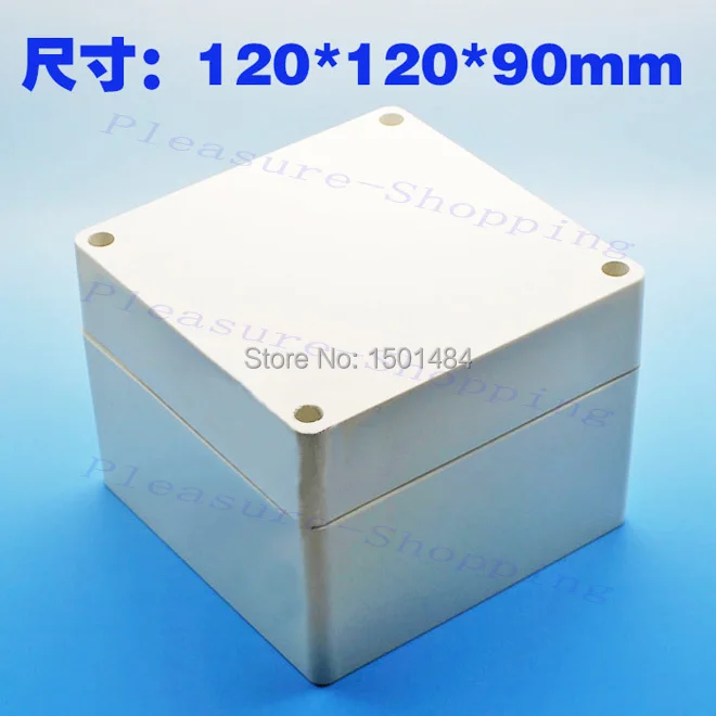 waterproof Plastic Project Box Instrument Enclosure 120x120x90mm(L*W*H) DIY NEW